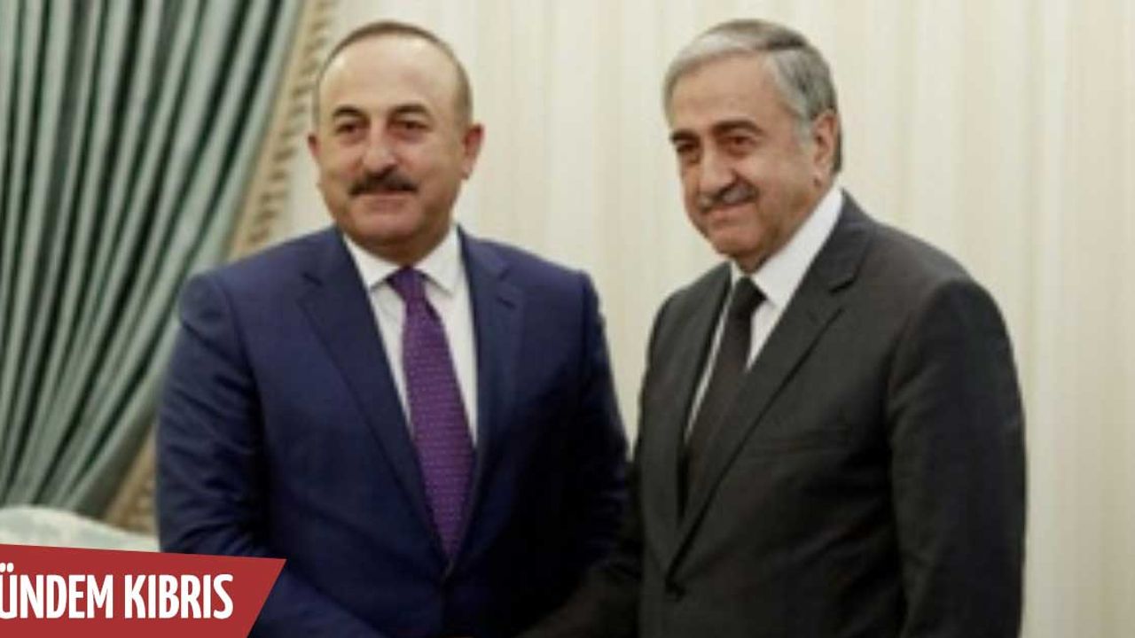 Cumhurbaşkanı Akıncı, Çavuşoğlu'nu kabul etti