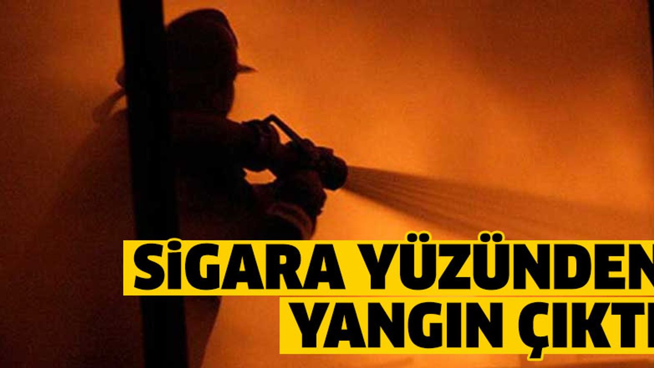 Girne'de ev yangını!