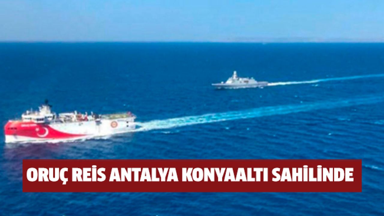 Oruç Reis Antalya Konyaaltı sahilinde