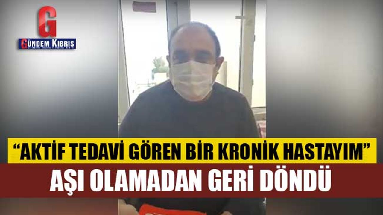 "1,5 yıl önce ilik nakli oldum... Aktif tedavi gören bir kronik hastayım"