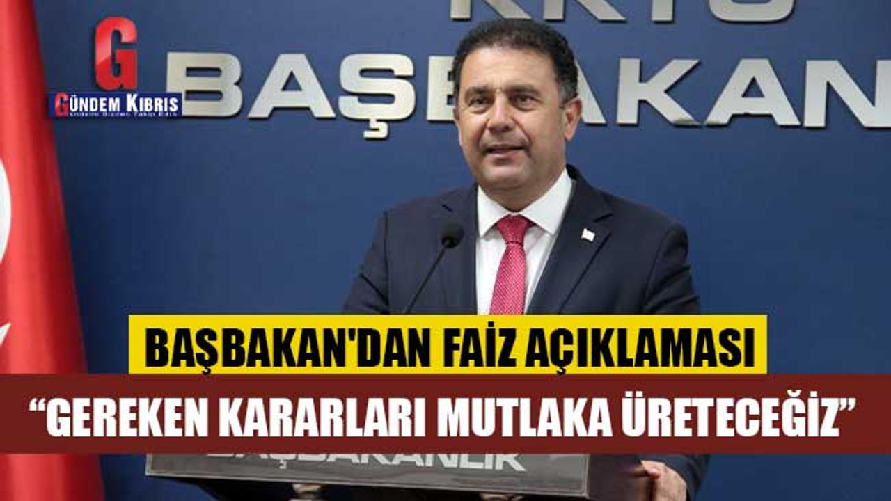 Başbakan'dan faiz açıklaması: Gereken kararları mutlaka üreteceğiz