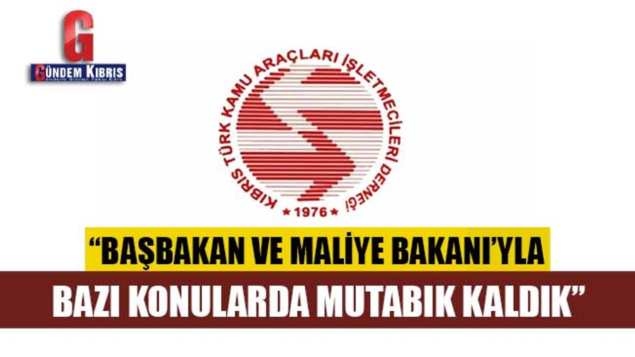 “BAŞBAKAN VE MALİYE BAKANI’YLA BAZI KONULARDA MUTABIK KALDIK, ÇALIŞMALAR SÜRÜYOR”