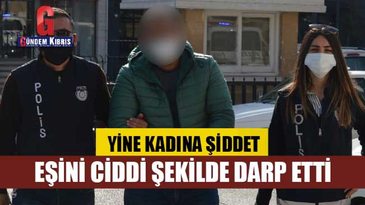 Bulaşıkları yıkamadığı gerekçesiyle eşinin yüzüne cam kase fırlattı