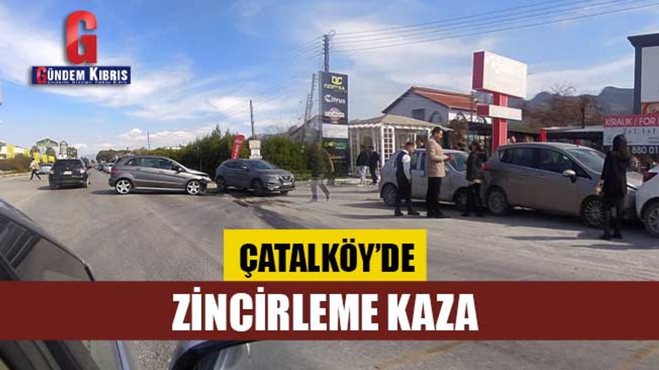 Çatalköy'de Zincirleme Kaza - Gündem Kıbrıs Gazetesi - Kıbrıs Haber