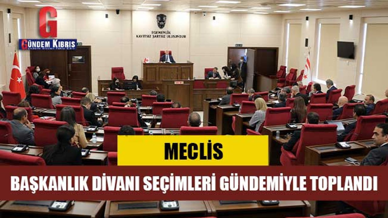 Meclis, Başkanlık Divanı Seçimleri Gündemiyle Toplandı