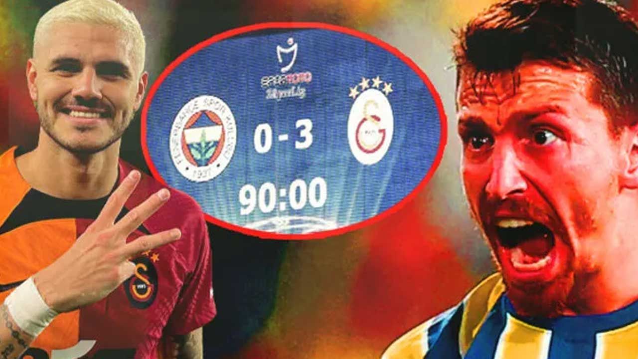 Fenerbahçe - Galatasaray derbisi bitti, tünelde olay çıktı!