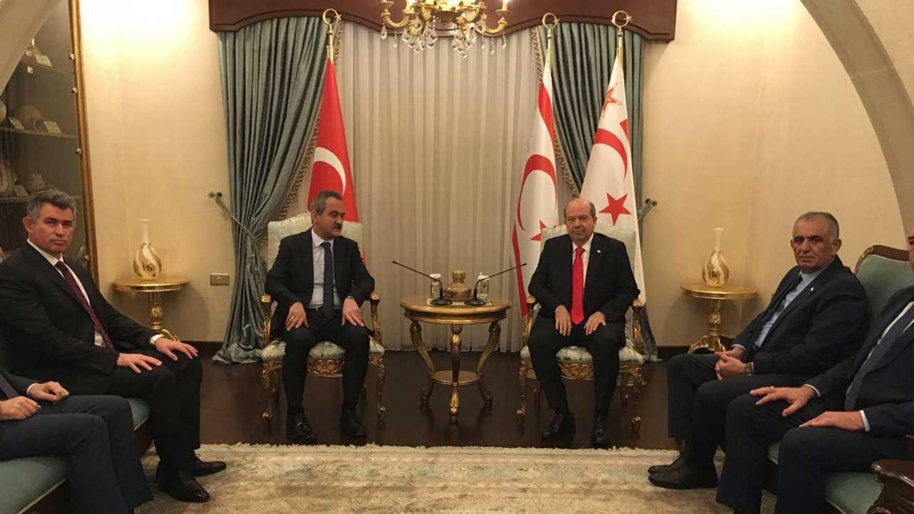 Tatar, Türkiye Milli Eğitim Bakanı Özer ve beraberindeki heyeti kabul etti