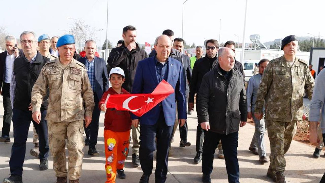 Cumhurbaşkanı Tatar, Kahramanmaraş’ta depremzedelerle bir araya geldi