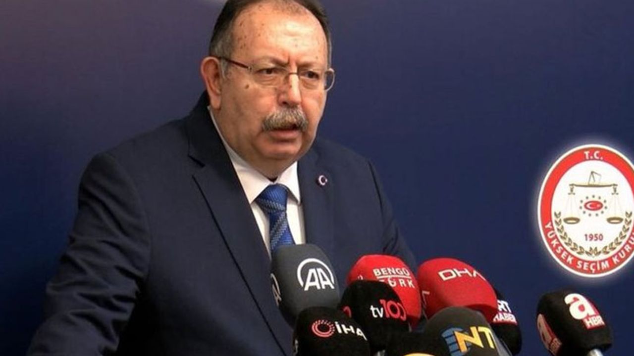 YSK Başkanı Yener açıklama yaptı