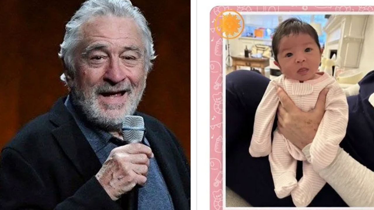 79 yaşındaki Robert De Niro yedinci çocuğunun adını açıkladı