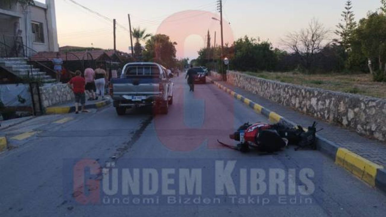 Lapta'da feci kaza! Motosiklet sürücüsü hayatını kaybetti...