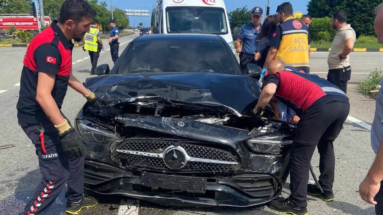 Barış Alper Yılmaz Giresun'da trafik kazası geçirdi