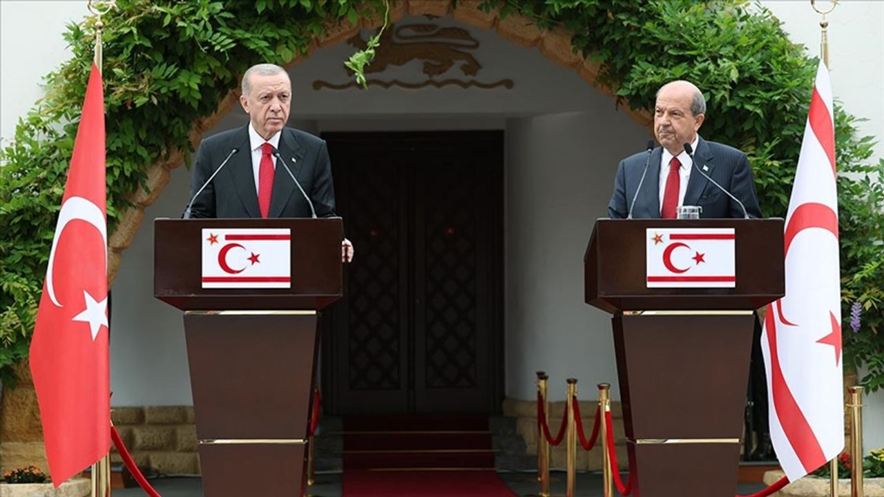 Ercan açılıyor, kablo ile elektrik geliyor.. İşte Erdoğan'ın açıklamaları