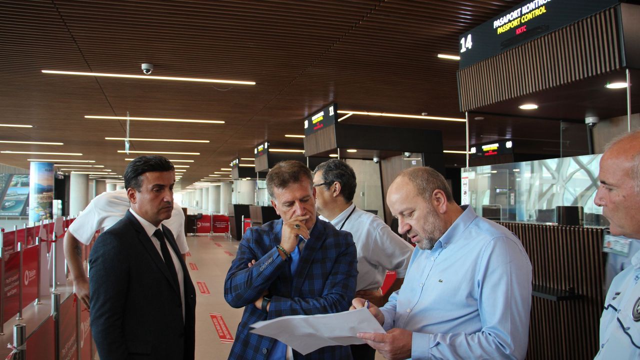 Arıklı: Ercan Havalimanı birkaç hafta içinde dört dörtlük olacak