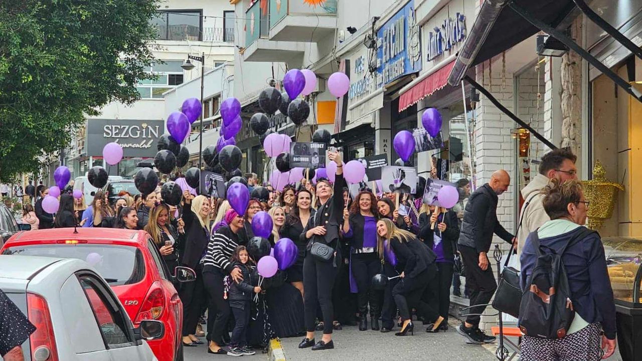 UBP Girne Kadın Kolları, Kadına Yönelik Şiddetle Mücadele Günü etkinliği düzenledi