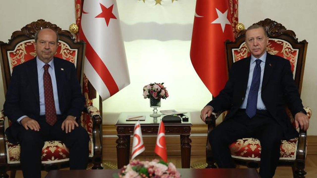 Ersin Tatar, Recep Tayyip Erdoğan'la görüştü