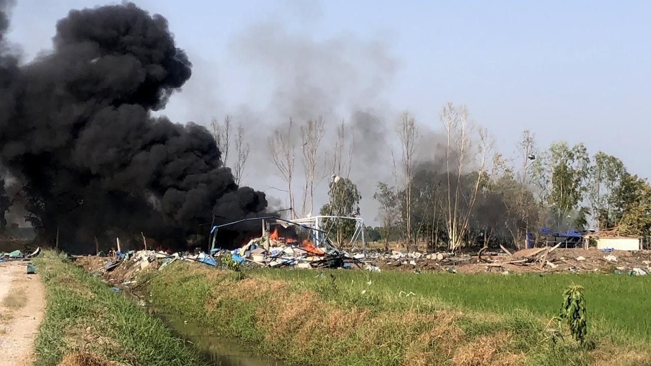 Tayland'da havai fişek fabrikasındaki patlamada 22 işçi öldü