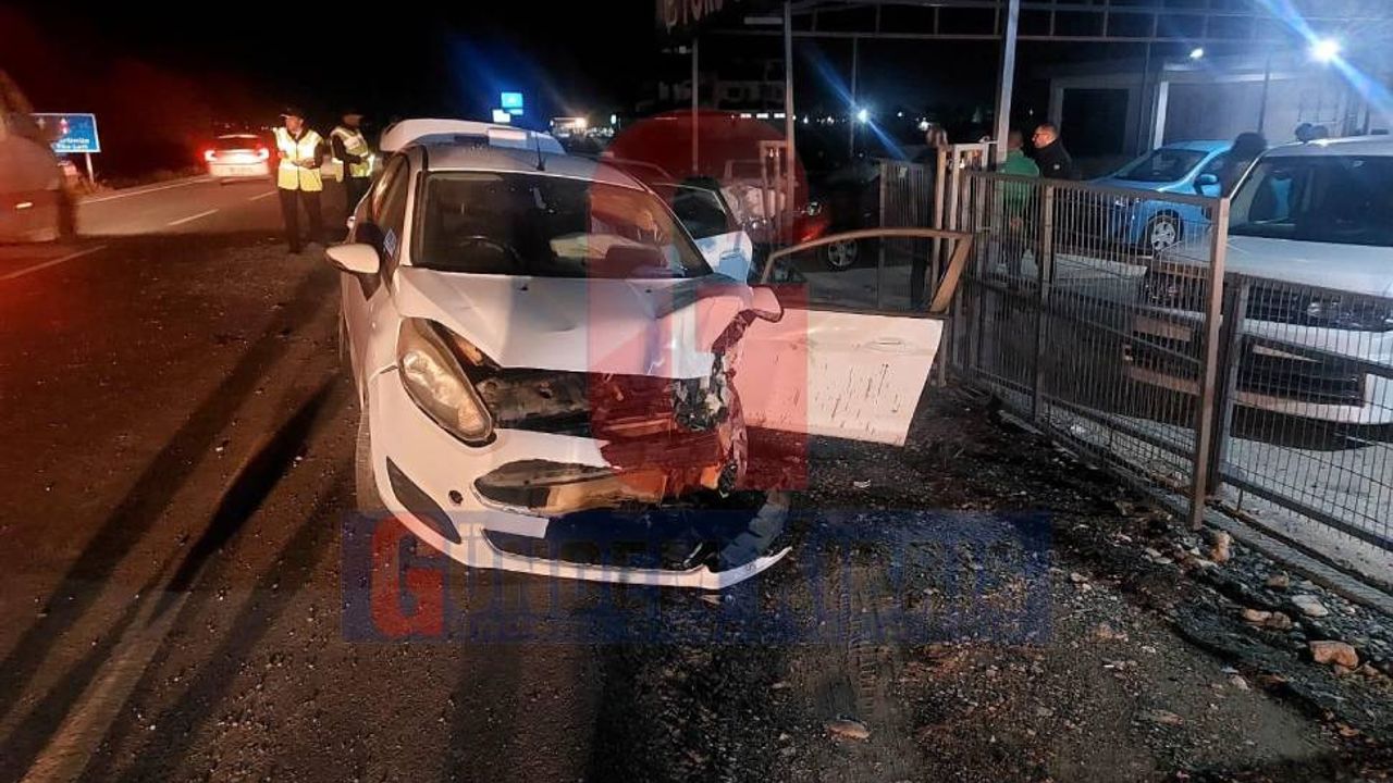 Dörtyol-Türkmenköy ana yolunda korkutan kaza! 4 yaralı...