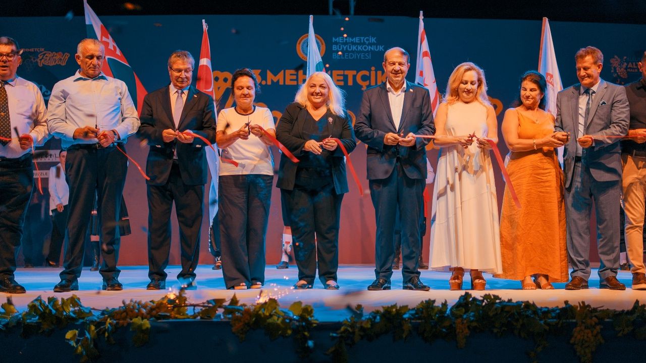 63. Mehmetçik Üzüm Festivali görkemli bir törenle başladı...