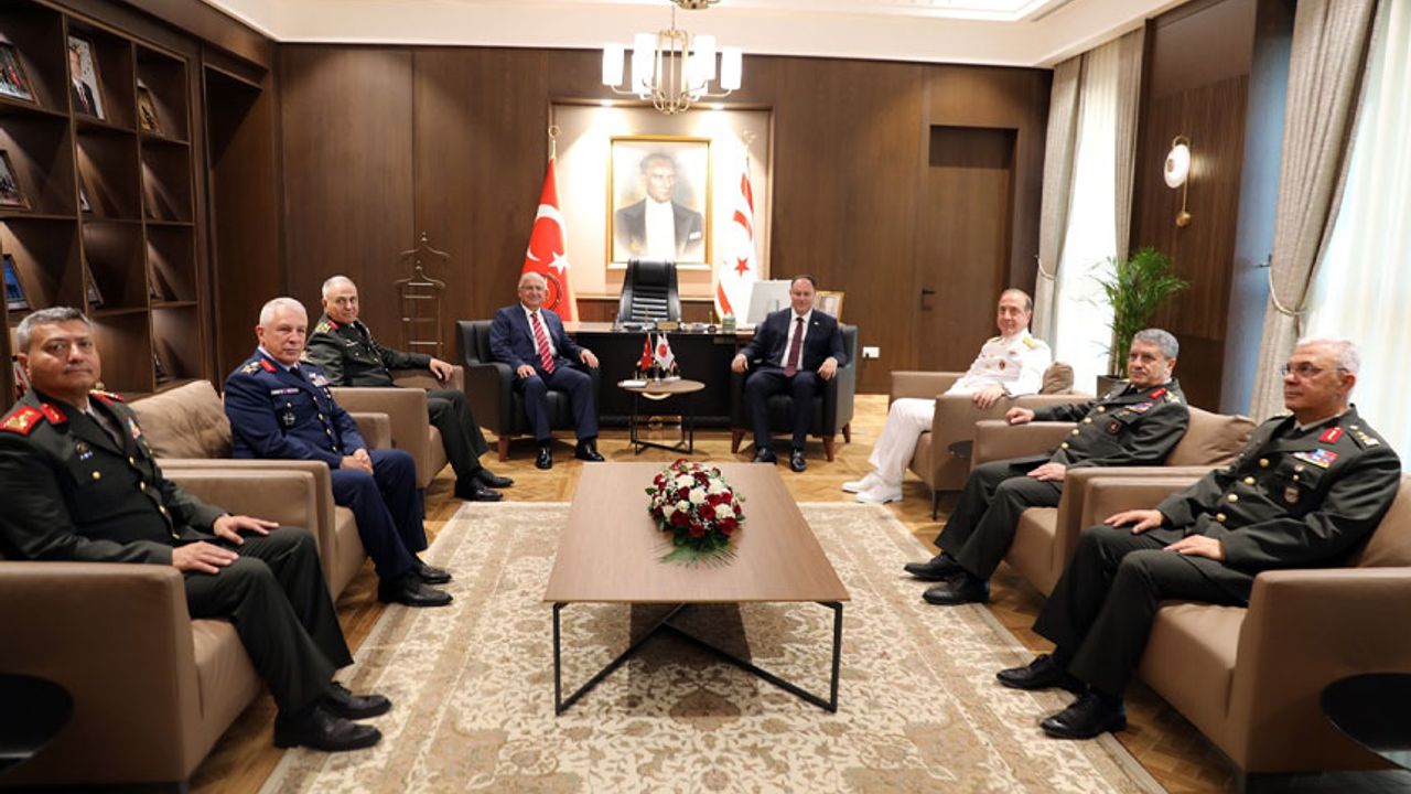 Öztürkler, Güler ve TSK Komuta Kademesini Kabul Etti