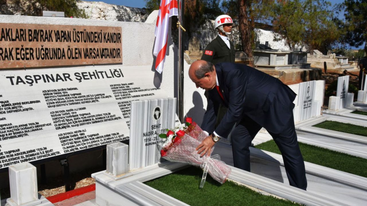 Taşpınar Şehitleri anıldı... Tatar: “Şehitlerimizi ne unuttuk, ne unuturuz, ne de unuttururuz”