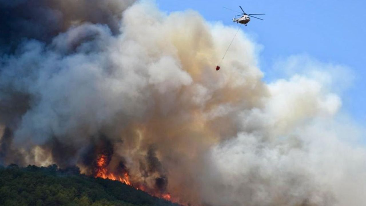 Türkiye’de altı noktada alevlerle mücadele sürüyor