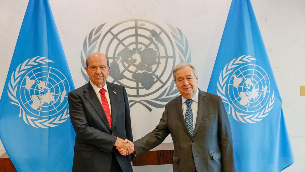 Cumhurbaşkanı Tatar, BM Genel Sekreteri Guterres ile görüştü