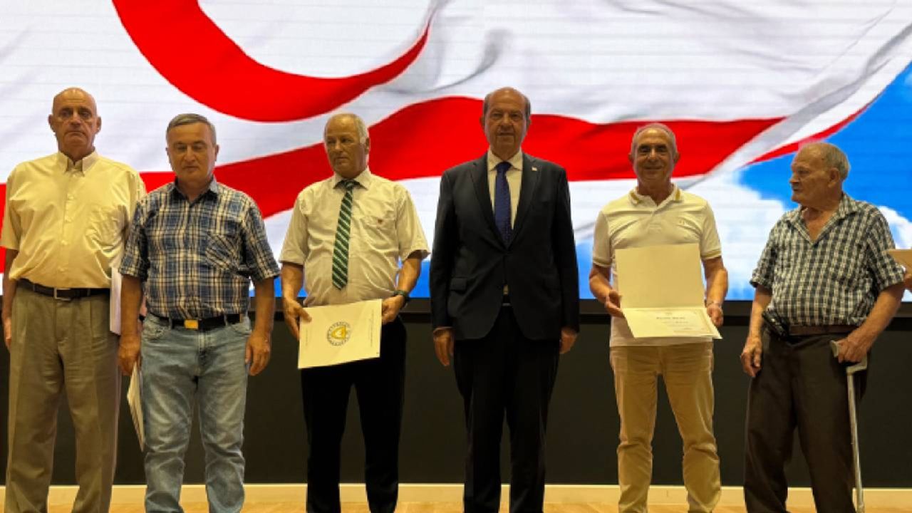 Gazilik Beratı ve Gazilik kartları takdim edildi