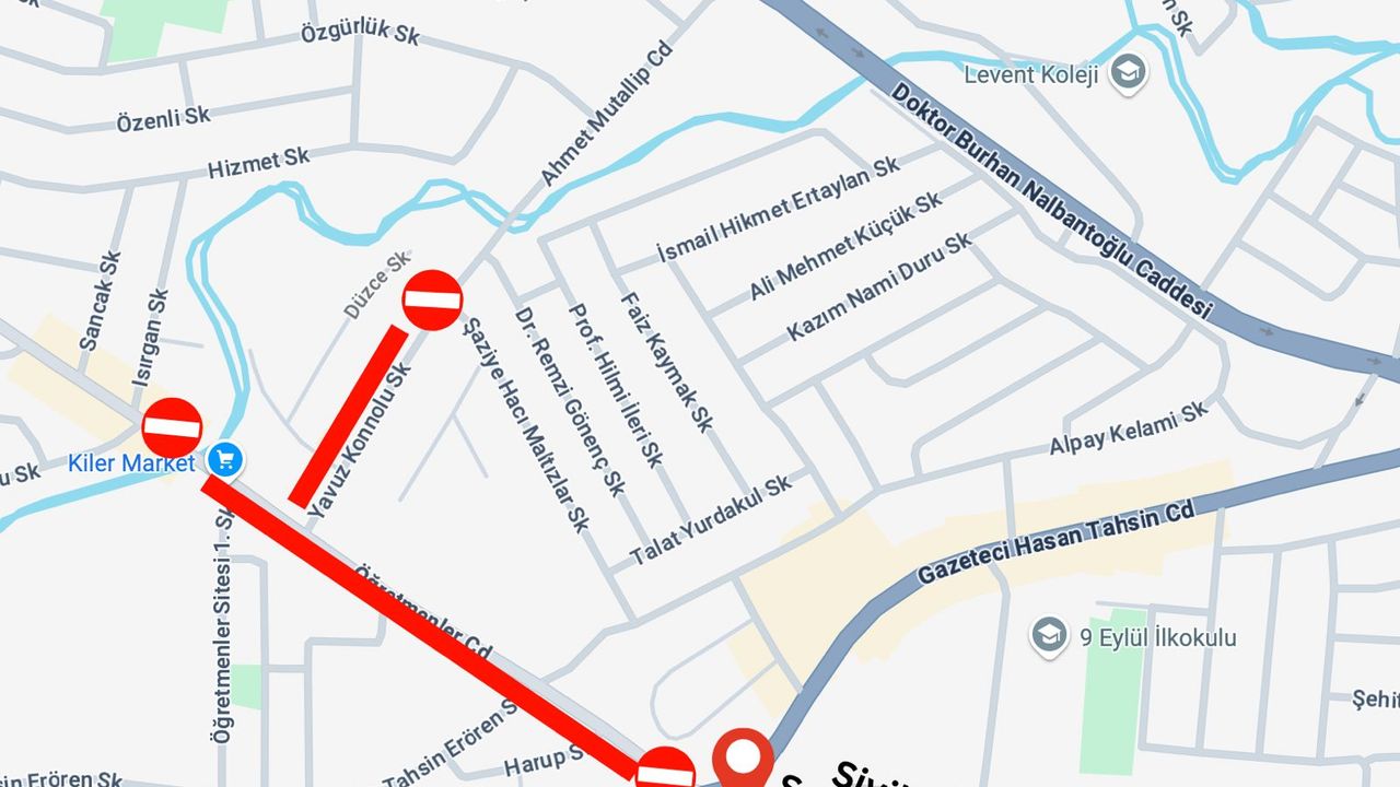 LTB'den duyuru... O yol tamamen kapalı olacak...