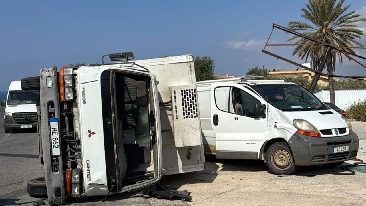 Yenierenköy-Dipkarpaz ana yolunda kaza… 1 yaralı!