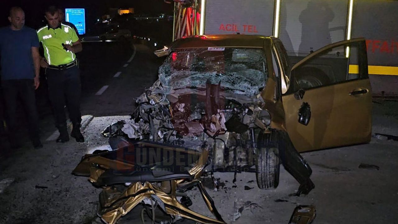 Girne-Güzelyurt ana yolunda trafik kazası: 1 kişi hayatını kaybetti!