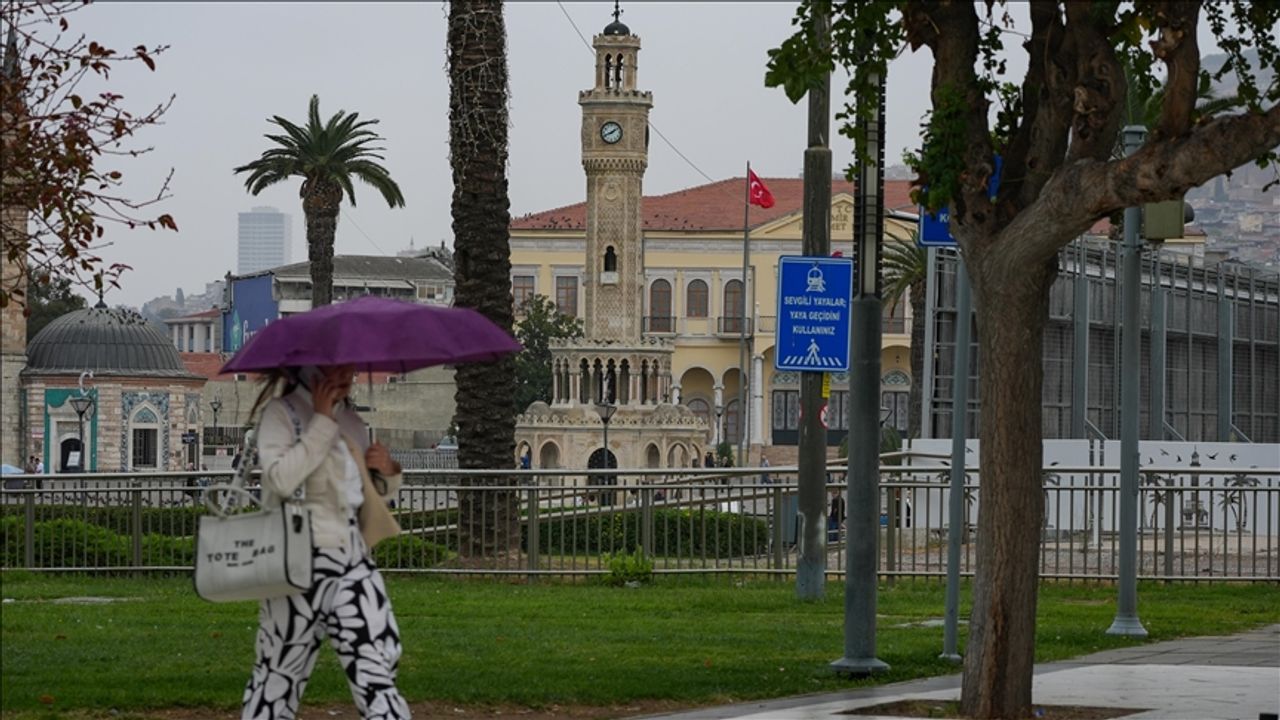 İzmir'de 121 gün sonra yağmur yağdı