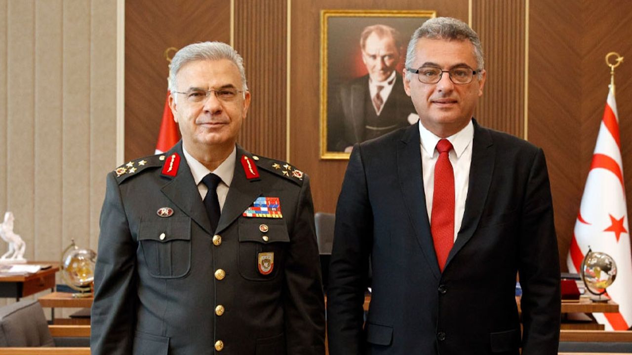 Predsednik Erhürman sprejel generalpodpolkovnika Kılınça