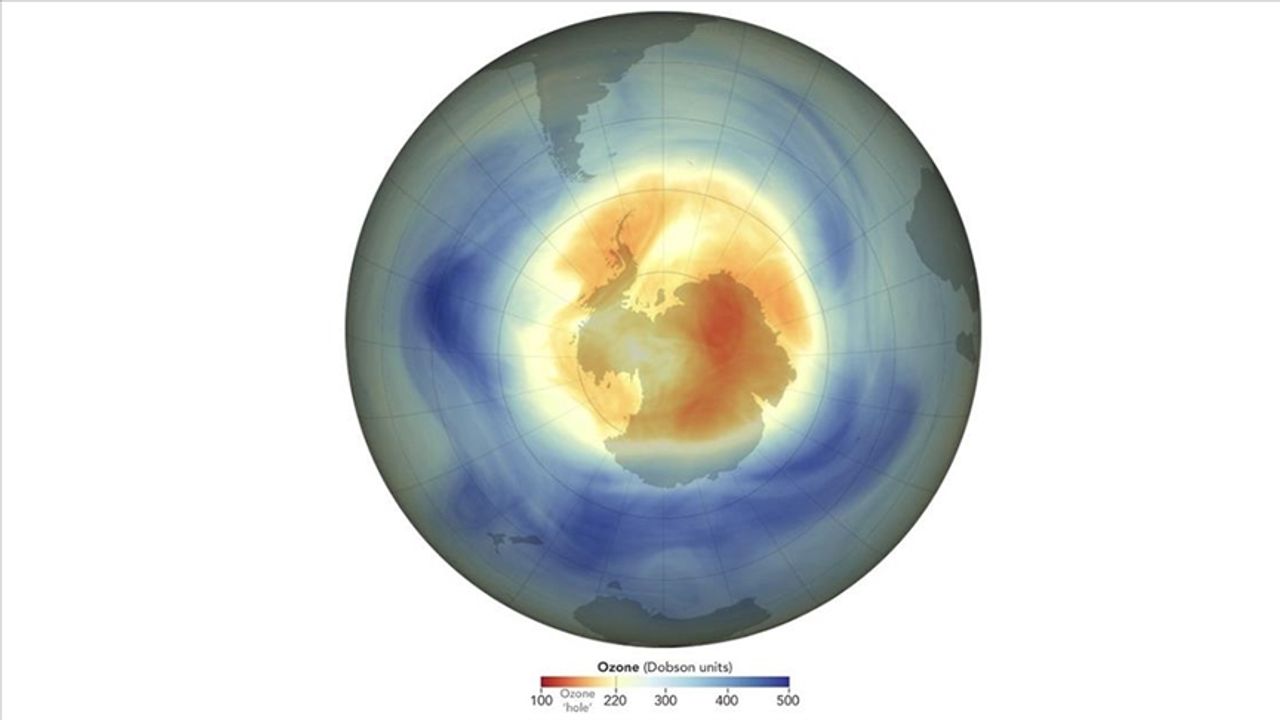 NASA: Antarktika üzerindeki ozon deliğinin boyutu, son 33 yılın en küçük 5. seviyesinde