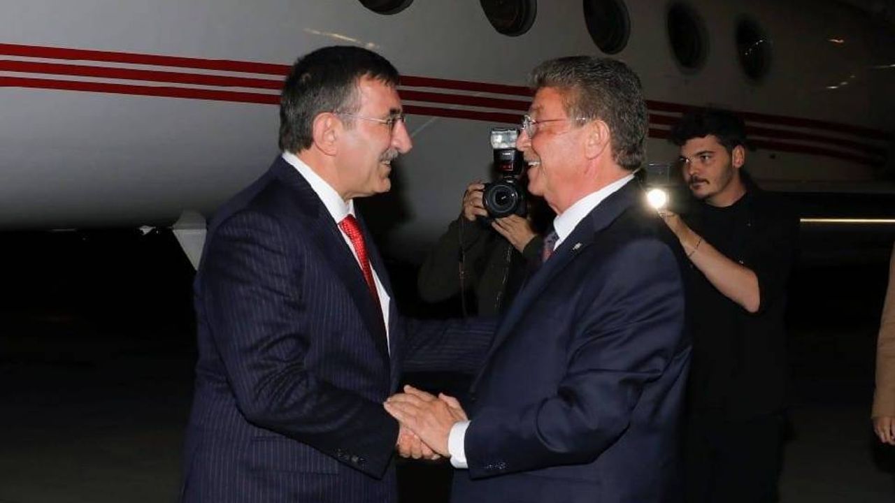 Türkiye Cumhuriyeti Cumhurbaşkanı Yardımcısı Yılmaz KKTC'de