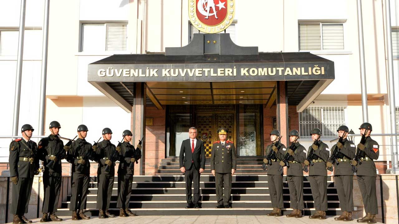 Cumhurbaşkanı Tufan Erhürman, KTBK ve Güv.K.K Komutanlarını ziyaret etti