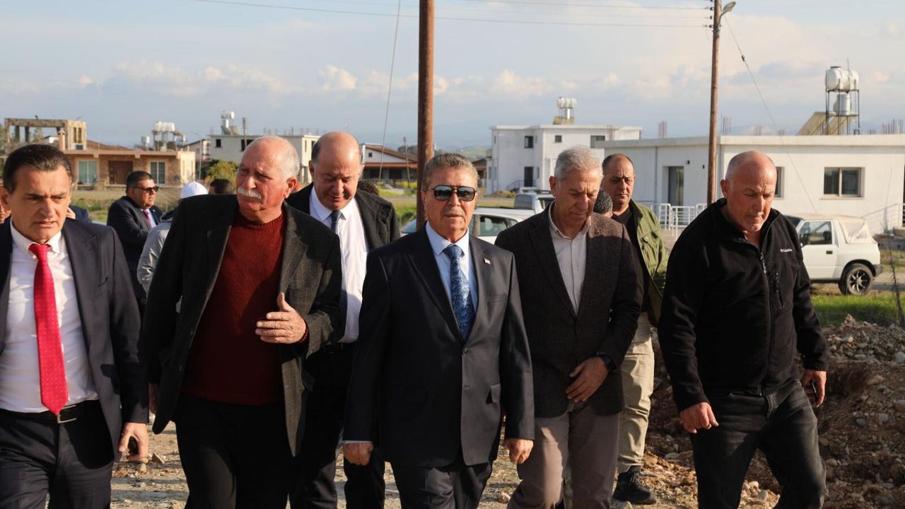 Üstel’den Şahinler’de kırsal kesim arsaları bölgesine ziyaret