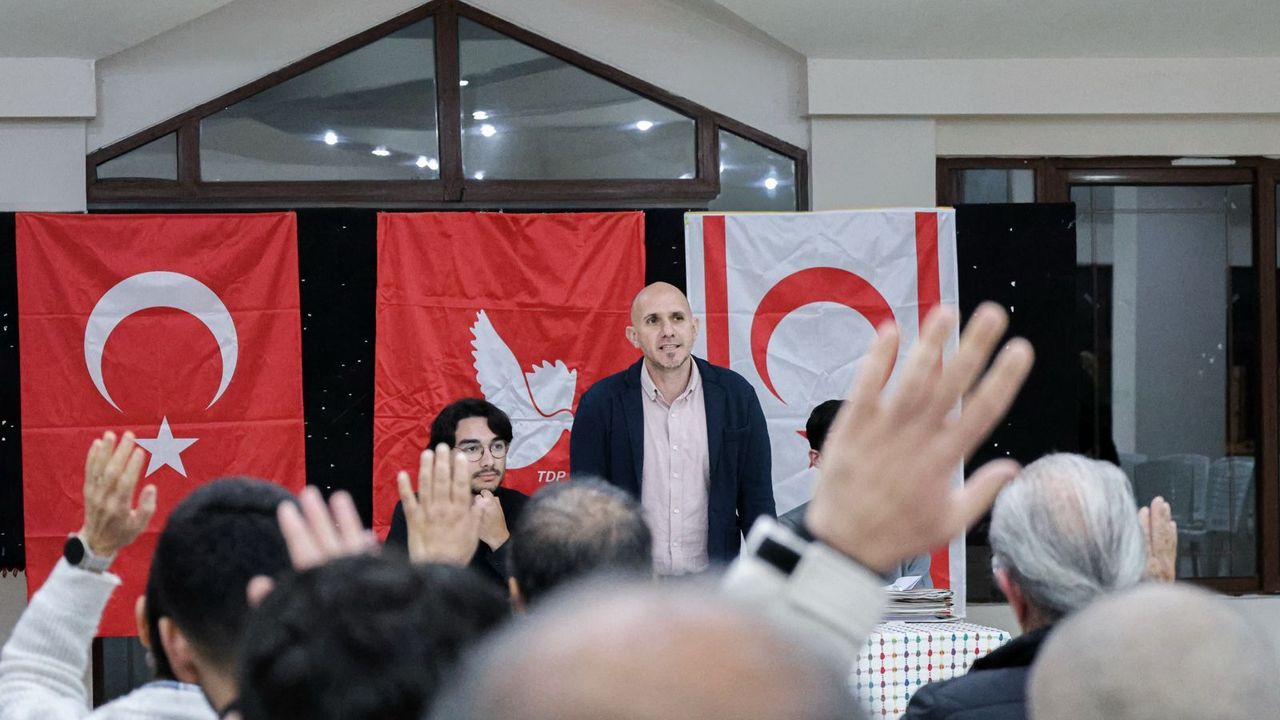 TDP İskele’de yeni dönem: 9. Olağan Kongrede başkanlığa Çağıl Çırakoğlu seçildi