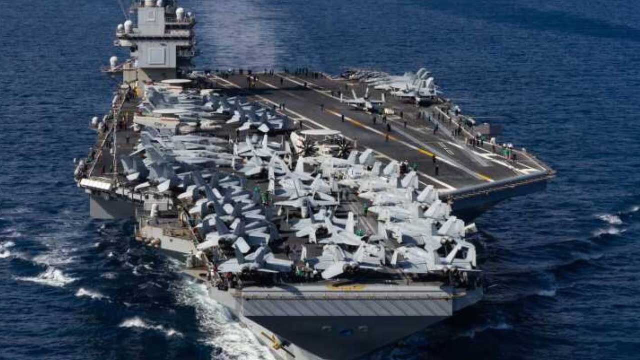 ABD’nin uçak gemisi çamaşırhanede çıkan yangının ardından onarım için Girit’e dönüyor