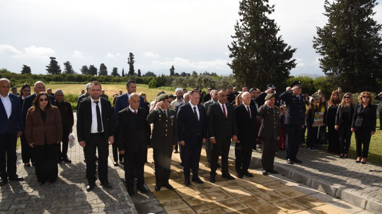 Gaziveren Direnişi’nde şehit düşenler törenle anıldı