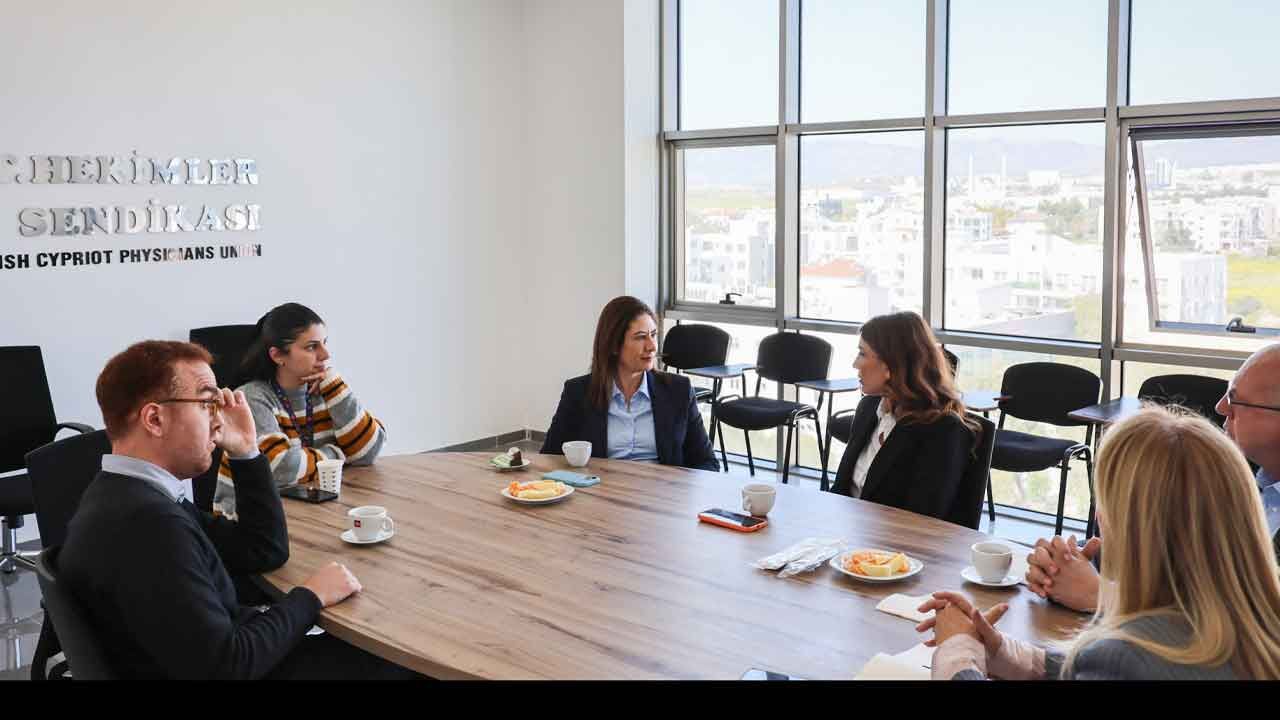 CTP heyeti, Tıp-İş’i ziyaret etti