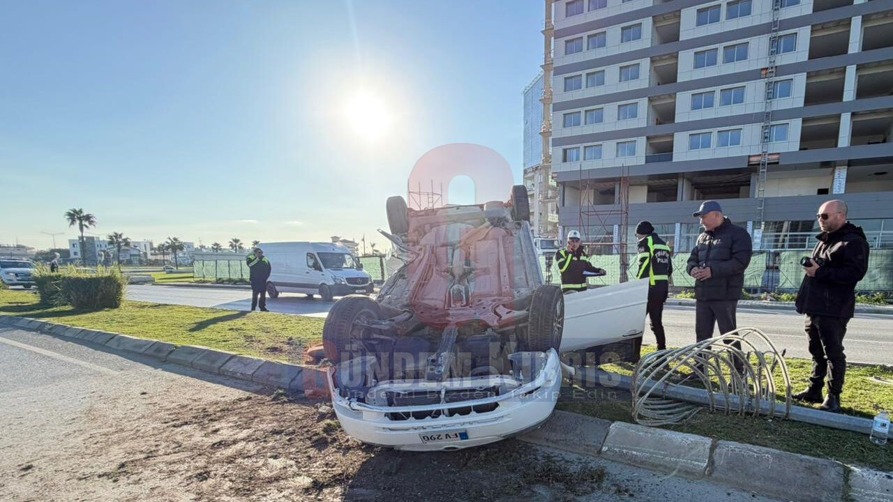 Gönyeli Çemberi'nde kaza: 1 Ölü!