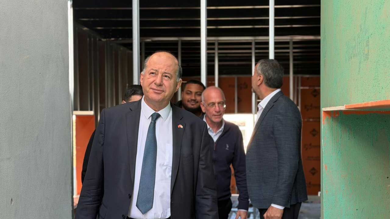 Dinçyürek, Devlet Laboratuvarı inşaatında inceleme yaptı