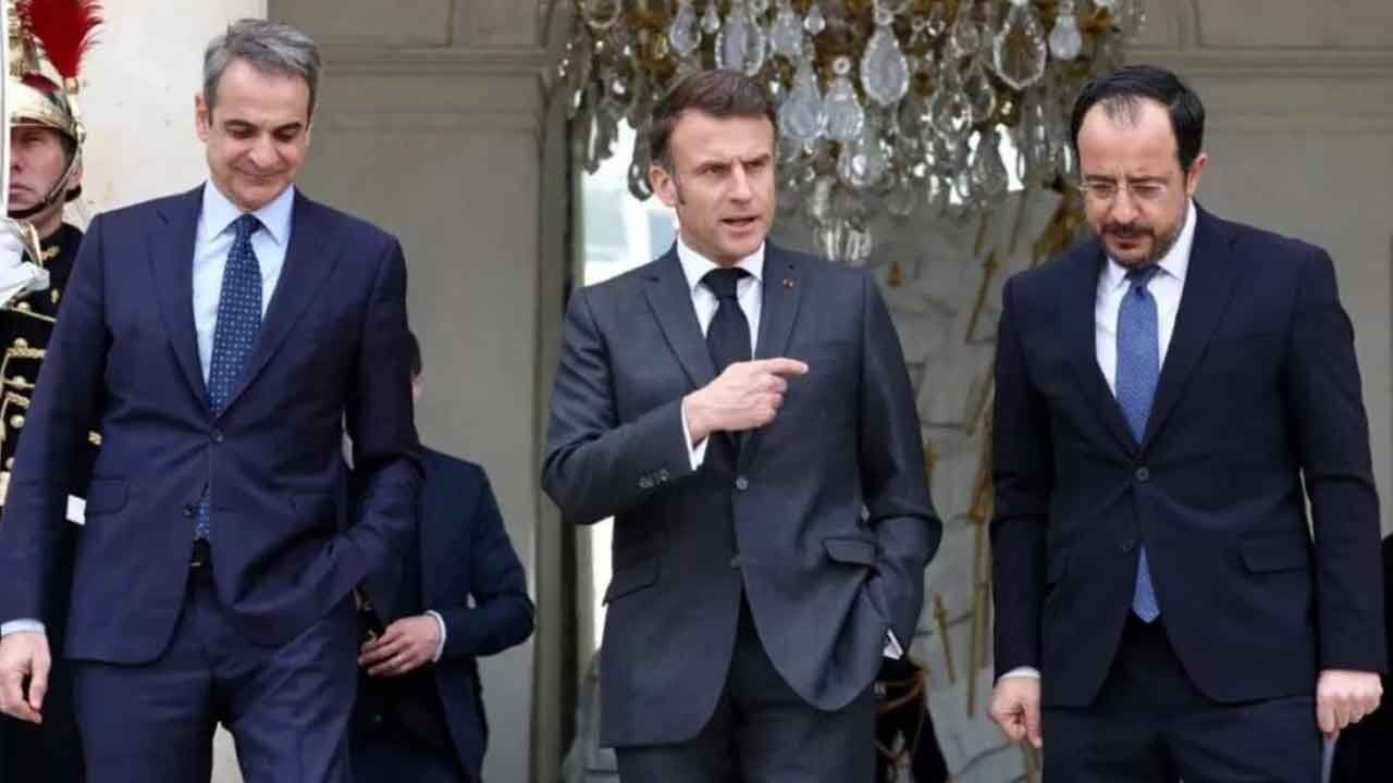 Hristodulidis, Miçotakis ve Macron bugün Baf'ta bir araya geliyor