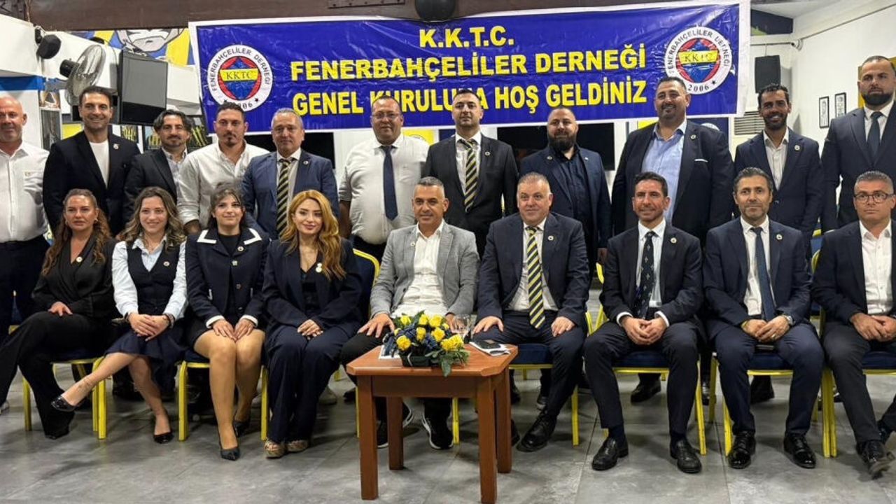 KKTC Fenerbahçeliler Derneği’nde Tolga Ahmet Raşit yeniden başkan seçildi