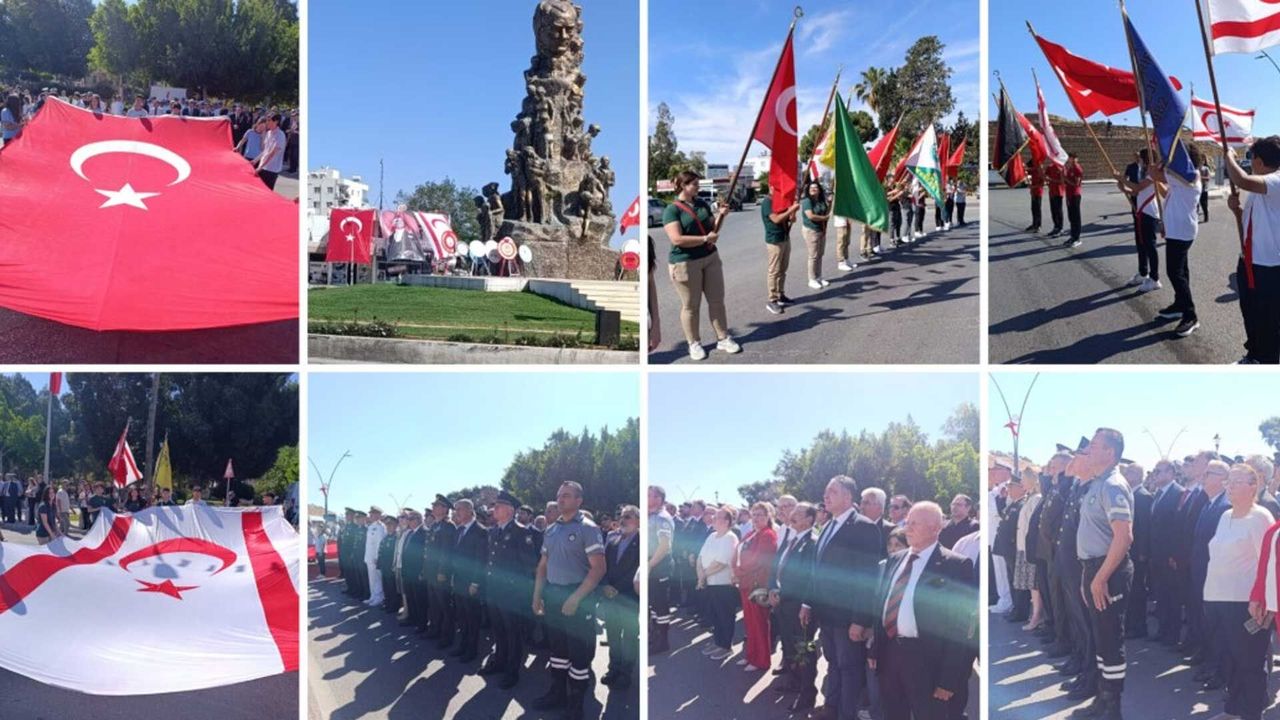 Gazimağusa’da 19 Mayıs törenle kutlandı