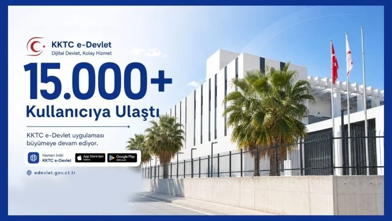 “KKTC e-Devlet” mobil uygulaması 15 bini aşkın kayıtlı kullanıcıya ulaştı