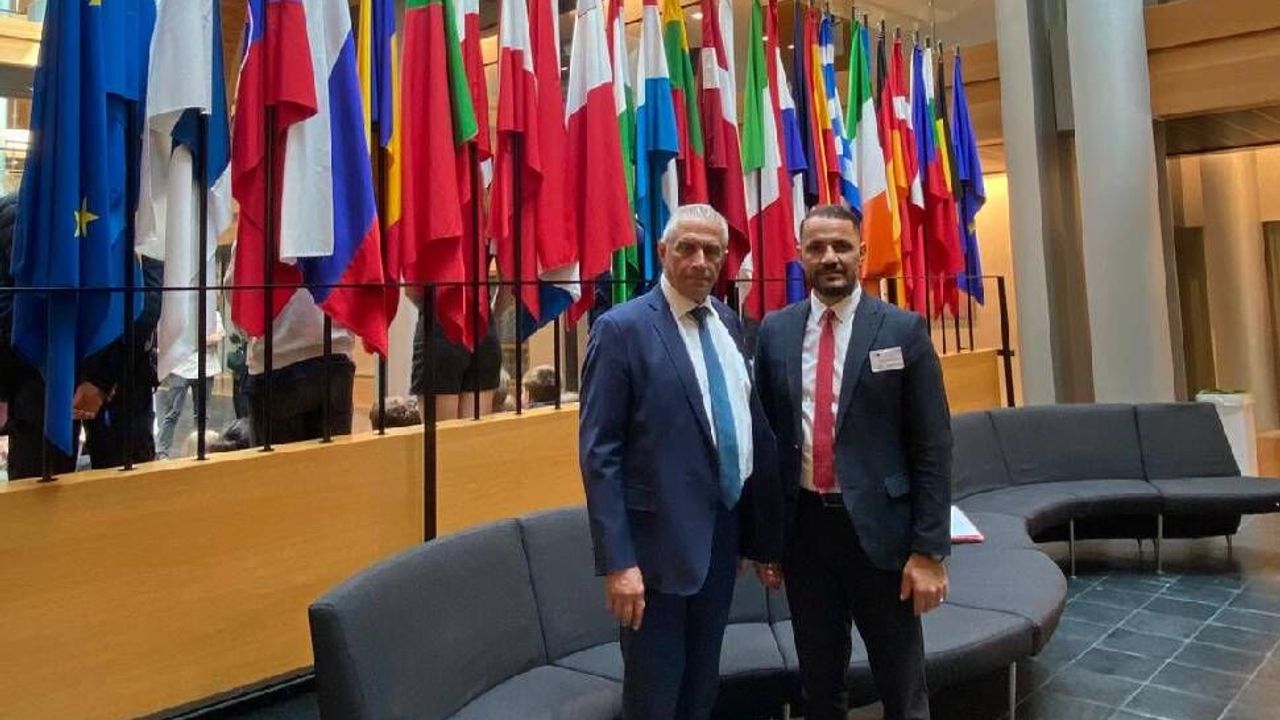 Yeşilırmak ve Taçoy, Strazburg’da temaslarda bulundu