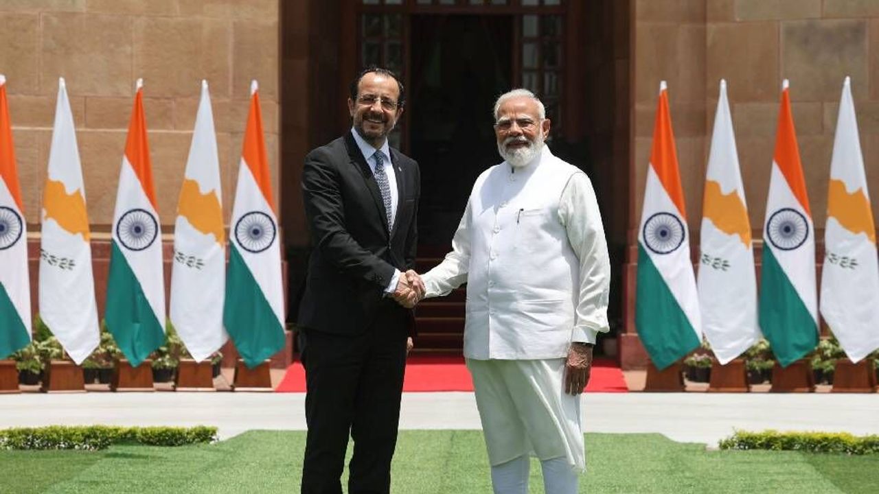 Hristodulidis ve Modi iki ülke arasındaki stratejik ortaklığı teyit etti