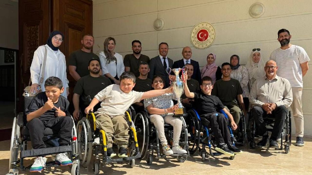 Vakıflar Tekerlekli Sandalye Basketbol Takımı’ndan Başçeri’ye anlamlı ziyaret